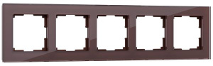 Рамка 5я Werkel мокко