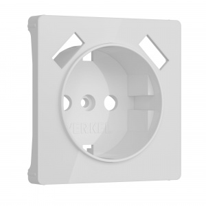 Накладка для розетки USB Werkel (белый акрил) БЕЗ РАМКИ