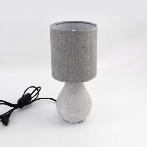 Настольная лампа BETA 1xE14 R-100x120x275-GRAY/GRAY-220-IP20