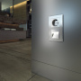 Розетка с заземлением Werkel (серебро) БЕЗ РАМКИ