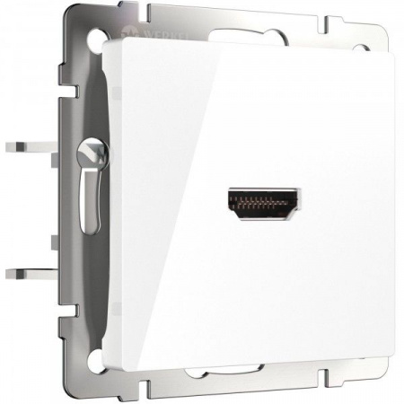Розетка HDMI Werkel (белый) БЕЗ РАМКИ