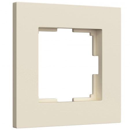 Рамка 1я Werkel Slab айвори матовый