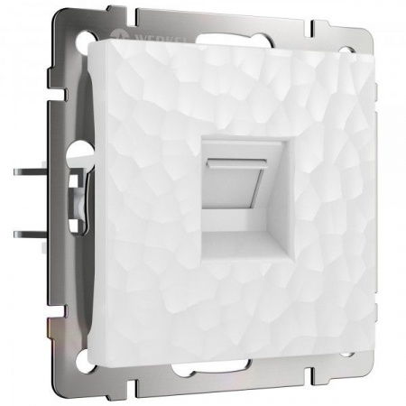 Розетка PC RJ-45 Werkel (белый) Hammer БЕЗ РАМКИ