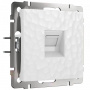 Розетка PC RJ-45 Werkel (белый) Hammer БЕЗ РАМКИ